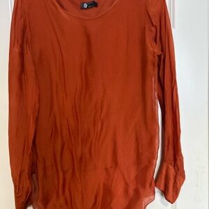 Studio M Burnt Orange Blouse